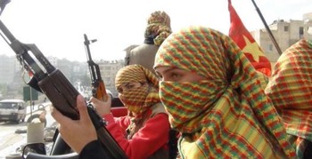 Более 30 исламистов уничтожили отряды курдов в Алеппо