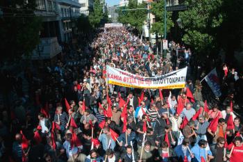 Грандиозные забастовочные митинги ПАМЕ в Афинах  и еще в 70 городах Греции превратились в небывалое море народа