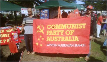 Коммунистическая партия Австралии на праздновании Первомая в Перте