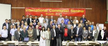Участники 20-го Международного Коммунистического Семинара (Брюссель, 12-15 мая 2011 г.)