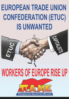 Поднимитесь, отстраните бюрократов Европейской Конфедерации Профсоюзов!