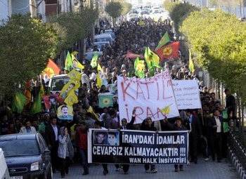 В Курдистане протестуют против казней курдов в Иране