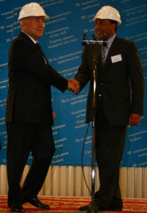 Нурсултан Назарбаев со своим другом Лакшми Митталом