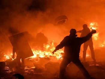 Насилие неонацистов в Киеве